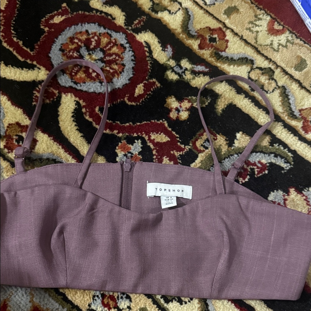 Topshop Dusty Purple Bralette